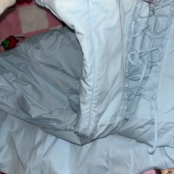 House of CB Pale Blue Corset-Style Midi Dress - Picture 12 of 13